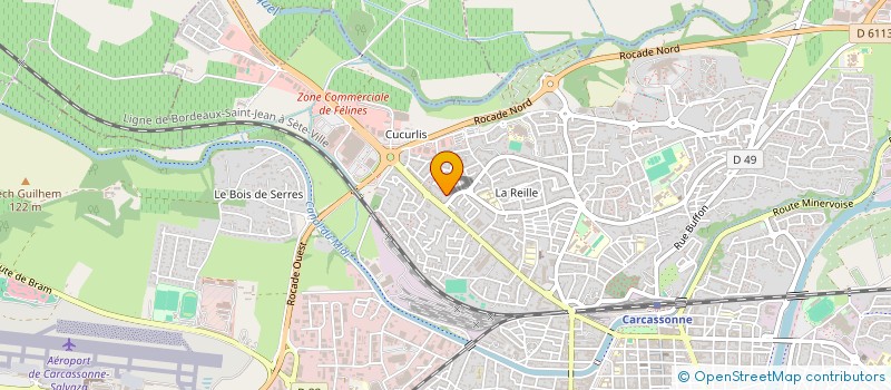 localisation de l'entreprise MONSIEUR RAYMOND MILLE à CARCASSONNE