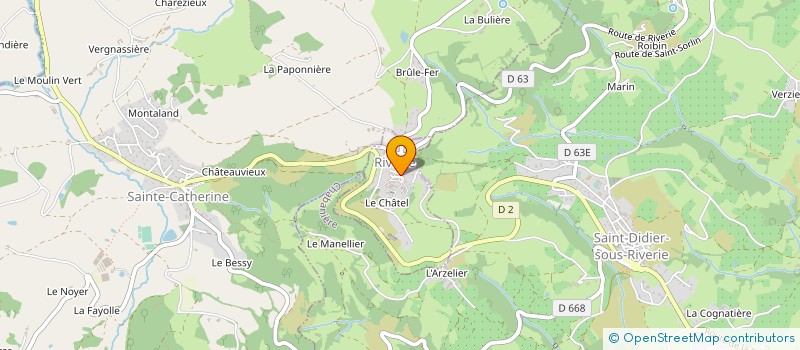 localisation de l'entreprise MONSIEUR RAYMOND MOINEL à RIVERIE