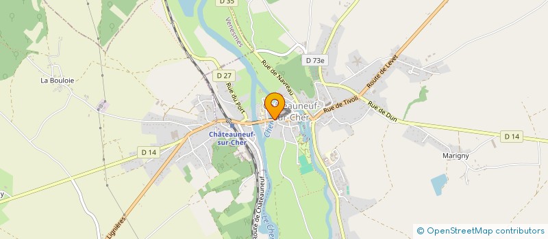 localisation de l'entreprise MONSIEUR RAYMOND MONNOURY  CHATEAUNEUF-SUR-CHER