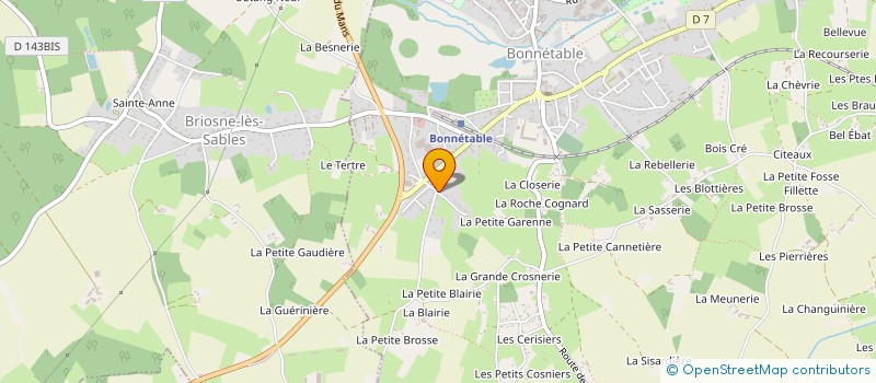 localisation de l'entreprise MONSIEUR RAYMOND MORAND  BONNETABLE