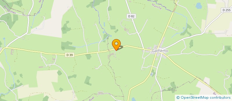 localisation de l'entreprise MONSIEUR RAYMOND MOREL  PERRIERS-EN-BEAUFICEL