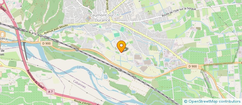 localisation de l'entreprise MONSIEUR RAYMOND MORENO  CAUMONT-SUR-DURANCE