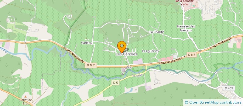 localisation de l'entreprise MONSIEUR RAYMOND MORENO  BRIGNOLES