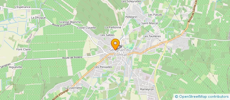 localisation de l'entreprise MONSIEUR RAYMOND MOUCHE  SERIGNAN-DU-COMTAT