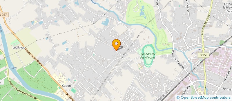 localisation de l'entreprise MONSIEUR RAYMOND MOULIS  MONTAUBAN