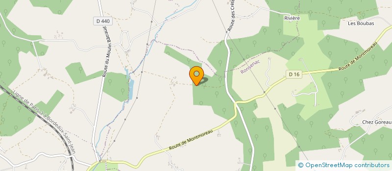 localisation de l'entreprise MONSIEUR RAYMOND MOUSSON  RONSENAC