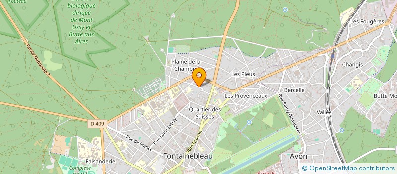localisation de l'entreprise MONSIEUR RAYMOND MULLER à FONTAINEBLEAU