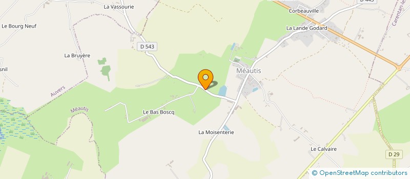 localisation de l'entreprise MONSIEUR RAYMOND NEALE  MEAUTIS