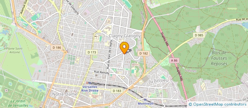 localisation de l'entreprise MONSIEUR RAYMOND NICOLAS à VERSAILLES