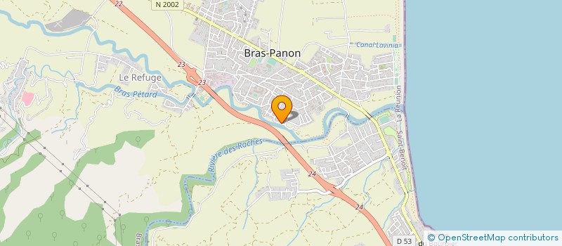 localisation de l'entreprise MONSIEUR RAYMOND NIRLOT  BRAS-PANON