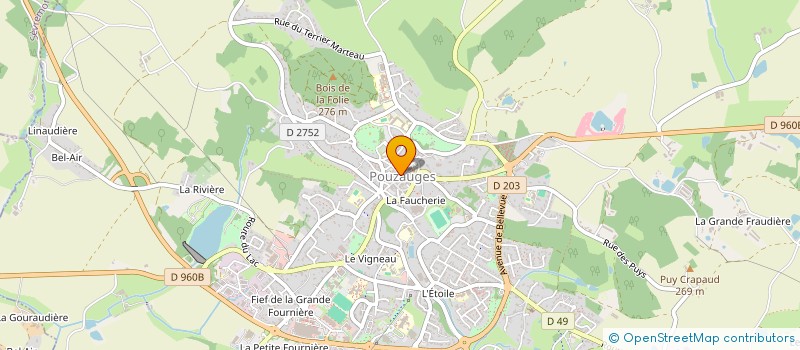 localisation de l'entreprise MONSIEUR RAYMOND NOIRTAULT à POUZAUGES