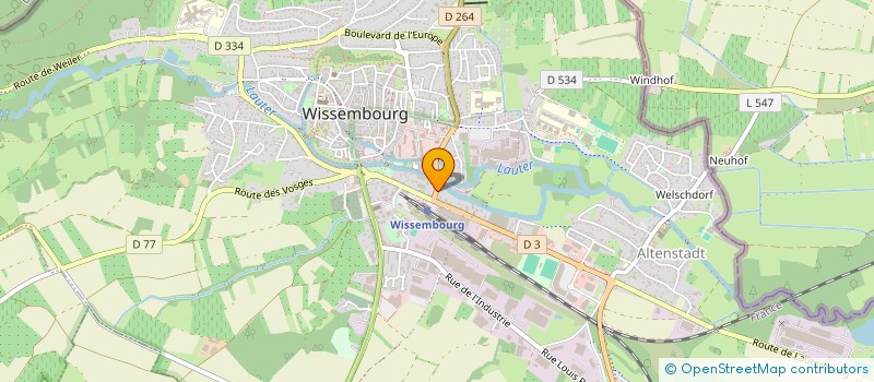 localisation de l'entreprise MONSIEUR RAYMOND NOLD  WISSEMBOURG