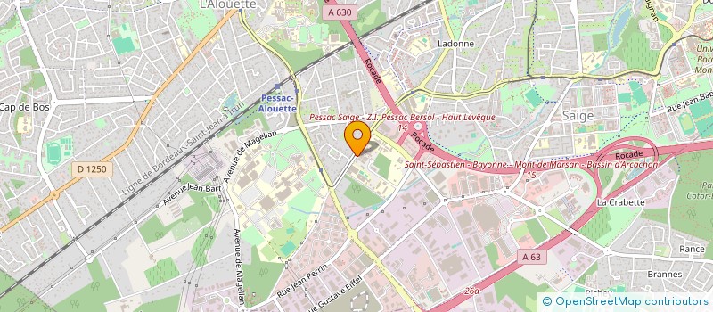 localisation de l'entreprise MONSIEUR RAYMOND NOSA  PESSAC