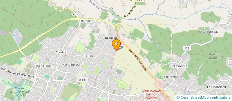 localisation de l'entreprise MONSIEUR RAYMOND NYDEGGER  SAINT-PALAIS-SUR-MER