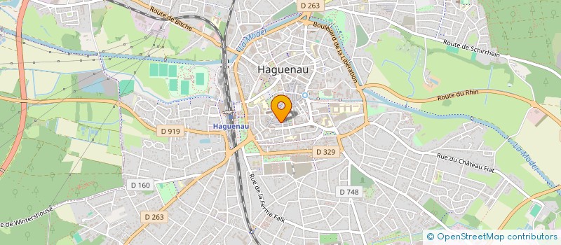 localisation de l'entreprise MONSIEUR RAYMOND OBERLE  HAGUENAU