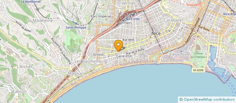 localisation de l'entreprise MONSIEUR RAYMOND OJEIL à NICE