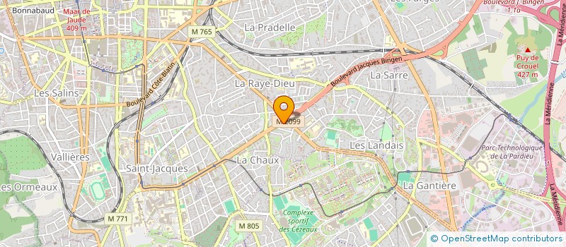 localisation de l'entreprise MONSIEUR RAYMOND ORIS  CLERMONT-FERRAND