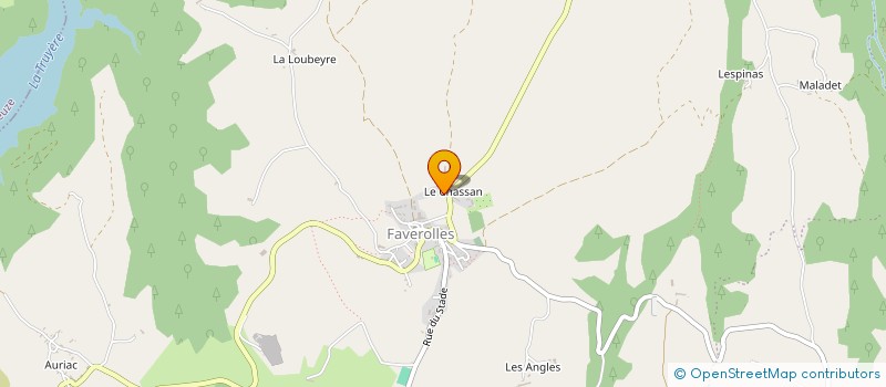 localisation de l'entreprise MONSIEUR RAYMOND ORLHAC à LORCIERES
