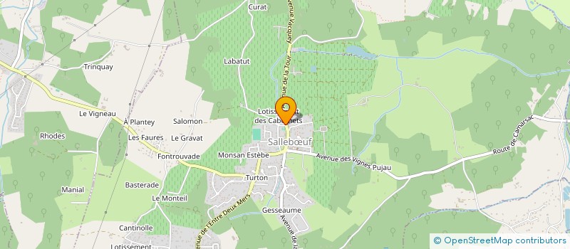 localisation de l'entreprise MONSIEUR RAYMOND ORTEGA  SALLEBUF