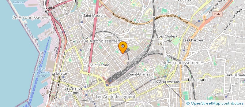 localisation de l'entreprise MONSIEUR RAYMOND PACE à MARSEILLE
