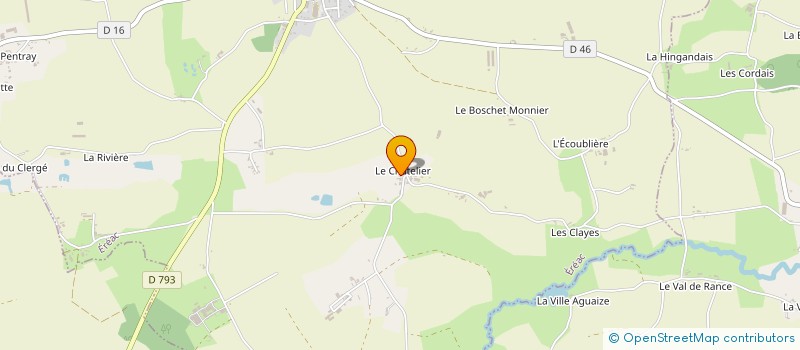 localisation de l'entreprise MONSIEUR RAYMOND PACHEU  EREAC