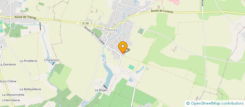 localisation de l'entreprise MONSIEUR RAYMOND PALENCIA  PONTLEVOY