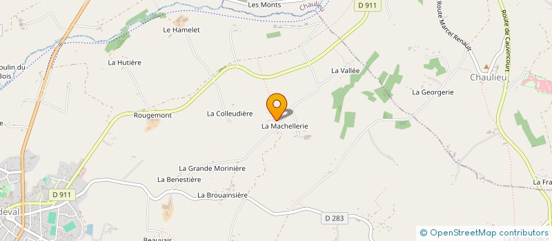 localisation de l'entreprise MONSIEUR RAYMOND PALLIX  SOURDEVAL