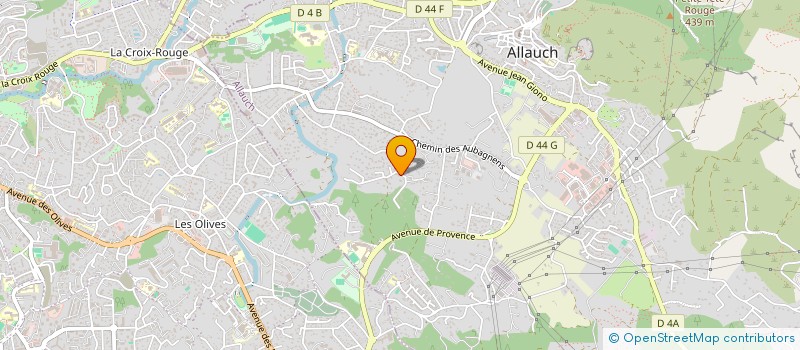 localisation de l'entreprise MONSIEUR RAYMOND-PAUL REYES  ALLAUCH