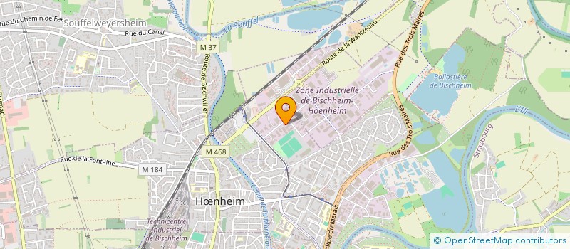 localisation de l'entreprise MONSIEUR RAYMOND PAULI  HNHEIM