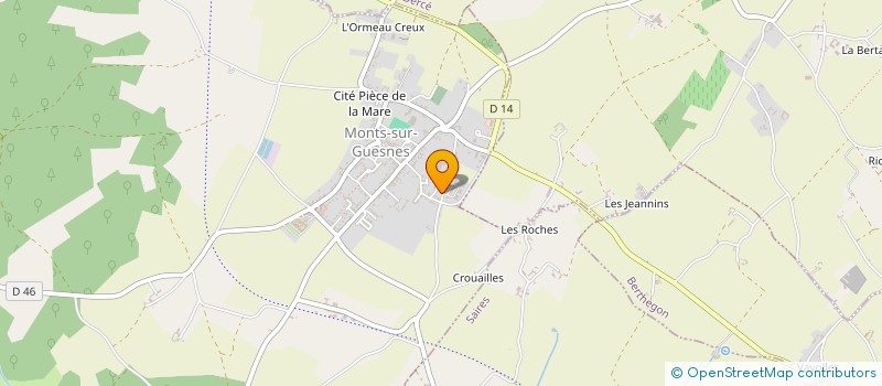 localisation de l'entreprise MONSIEUR RAYMOND PAUVERT  MONTS-SUR-GUESNES