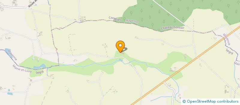 localisation de l'entreprise MONSIEUR RAYMOND PENHOUET à OMBREE D'ANJOU