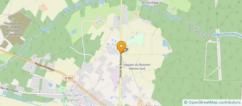 localisation de l'entreprise MONSIEUR RAYMOND PERONNET à BRAY-SAINT-AIGNAN