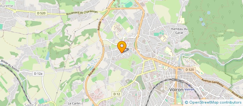 localisation de l'entreprise MONSIEUR RAYMOND PERRET à VOIRON