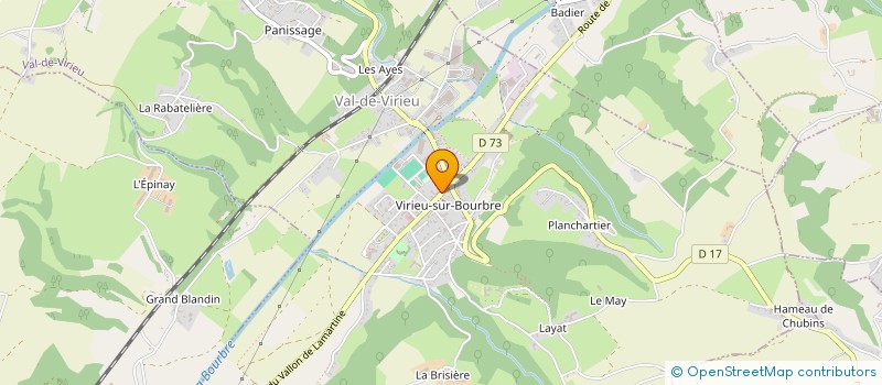 localisation de l'entreprise MONSIEUR RAYMOND PERRIN  VAL-DE-VIRIEU