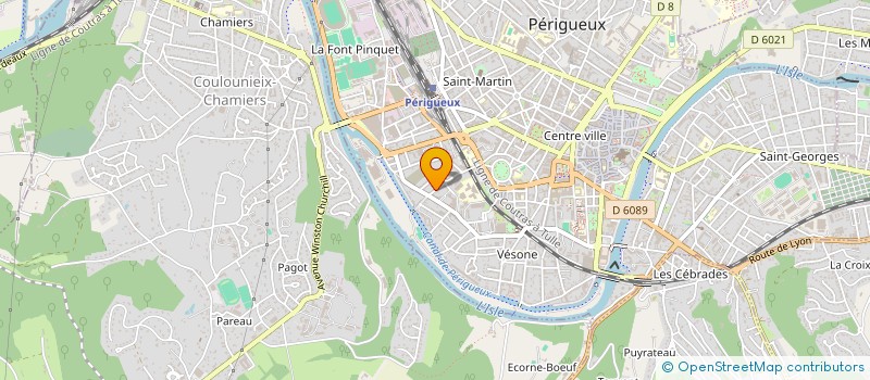 localisation de l'entreprise MONSIEUR RAYMOND PEYTOUREAU à PERIGUEUX