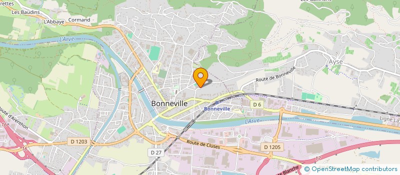 localisation de l'entreprise MONSIEUR RAYMOND PHIPPAZ  AYSE