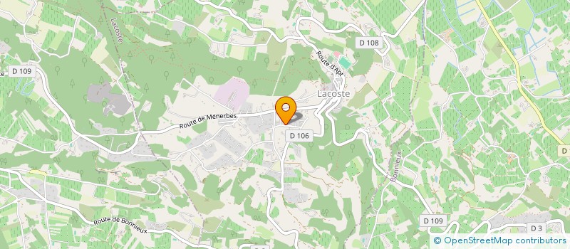 localisation de l'entreprise MONSIEUR RAYMOND PIASTRELLI  BONNIEUX