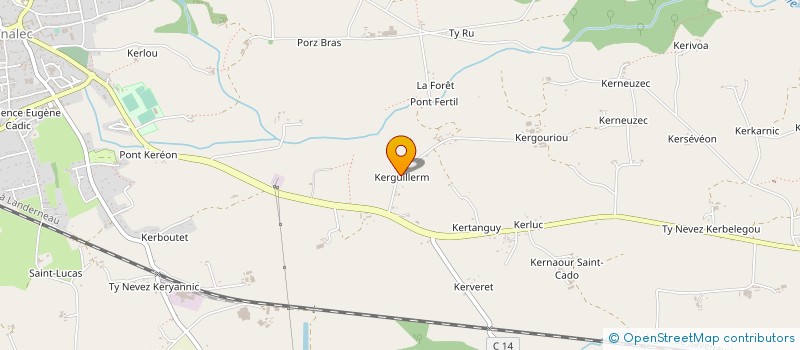 localisation de l'entreprise MONSIEUR RAYMOND PICHON  BANNALEC