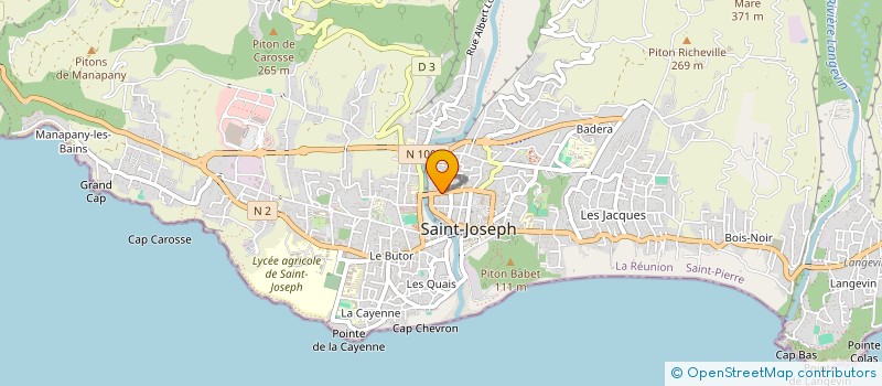 localisation de l'entreprise MONSIEUR RAYMOND PIERRE GOMICHON DES GRANGES à SAINT-JOSEPH