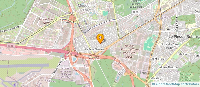 localisation de l'entreprise MONSIEUR RAYMOND PINAULT à CLAMART
