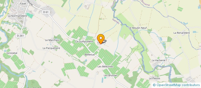 localisation de l'entreprise MONSIEUR RAYMOND POIRSON à CORCOUE-SUR-LOGNE