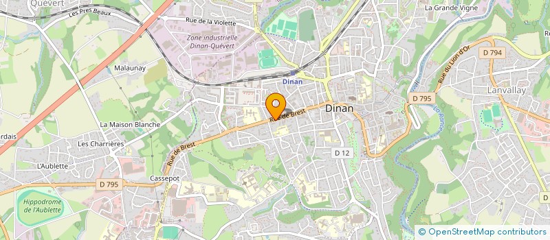 localisation de l'entreprise MONSIEUR RAYMOND POTIER  DINAN