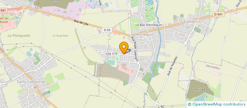 localisation de l'entreprise MONSIEUR RAYMOND POTTIER  ANNEQUIN