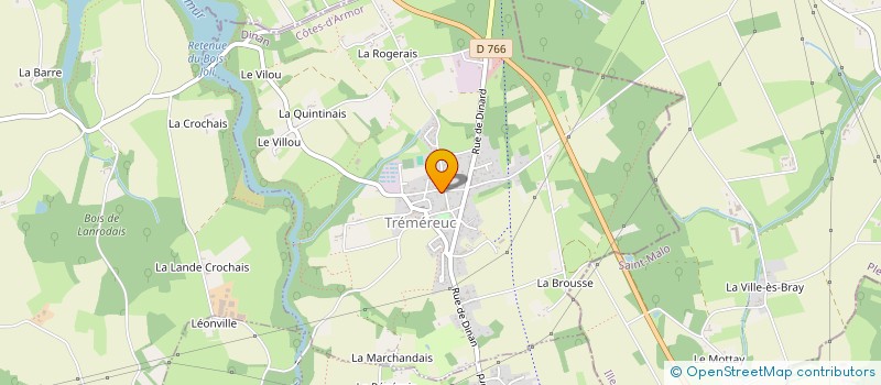 localisation de l'entreprise MONSIEUR RAYMOND POULARD  TREMEREUC