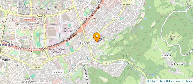 localisation de l'entreprise MONSIEUR RAYMOND PRAS  EYBENS