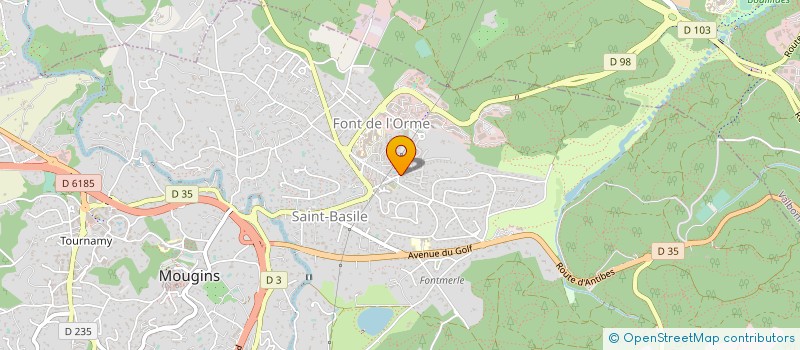 localisation de l'entreprise MONSIEUR RAYMOND PRINCIPIANO à MOUGINS