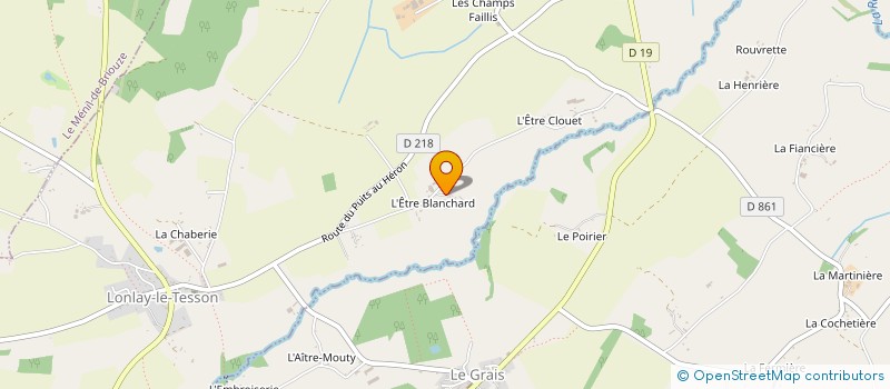 localisation de l'entreprise MONSIEUR RAYMOND PROD HOMME à LONLAY-LE-TESSON