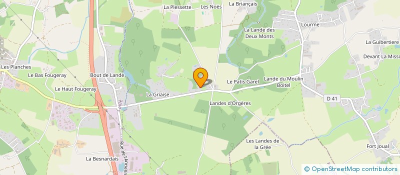 localisation de l'entreprise MONSIEUR RAYMOND RADIN à ORGERES