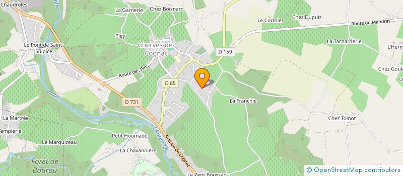 localisation de l'entreprise MONSIEUR RAYMOND RAFFAIT à VAL-DE-COGNAC