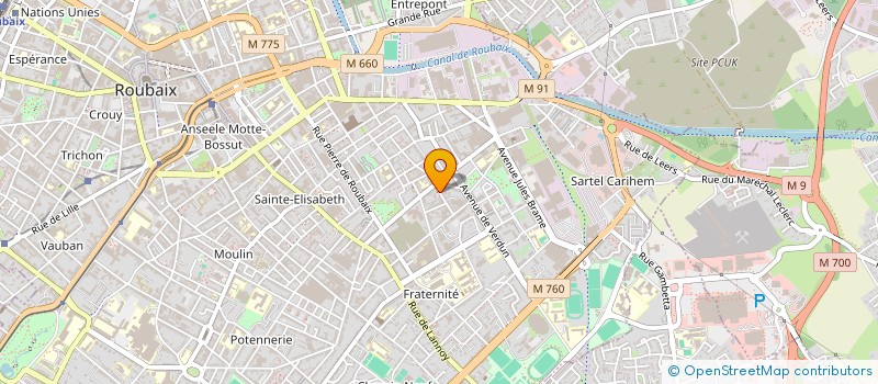 localisation de l'entreprise MONSIEUR RAYMOND RAMLI  ROUBAIX